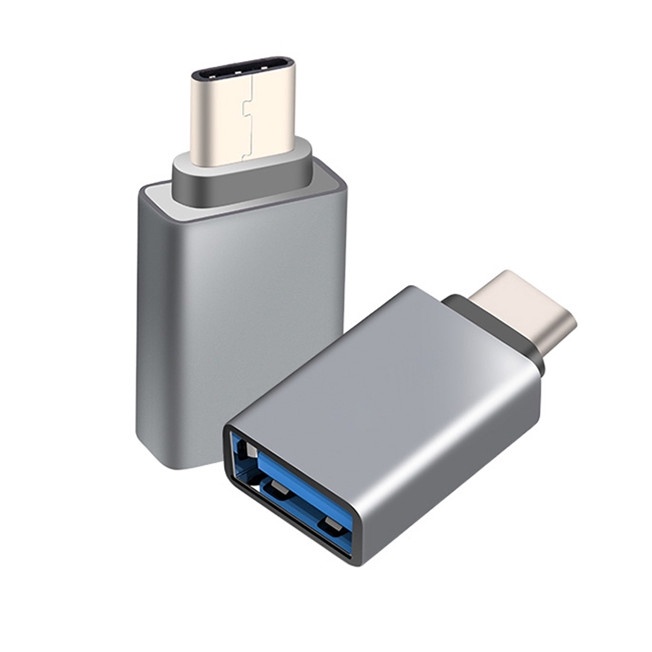 Đầu Chuyển Đổi Từ Type C Mini Sang USB 3.0 OTG USB C đa năng tiện dụng tương thích hầu hết thiết bị (màu ngẫu nhiên)