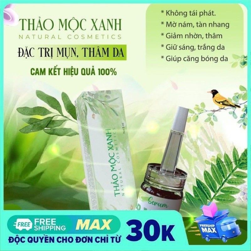 [ CHÍNH HÃNG] SERUM THẢO MỘC XANH