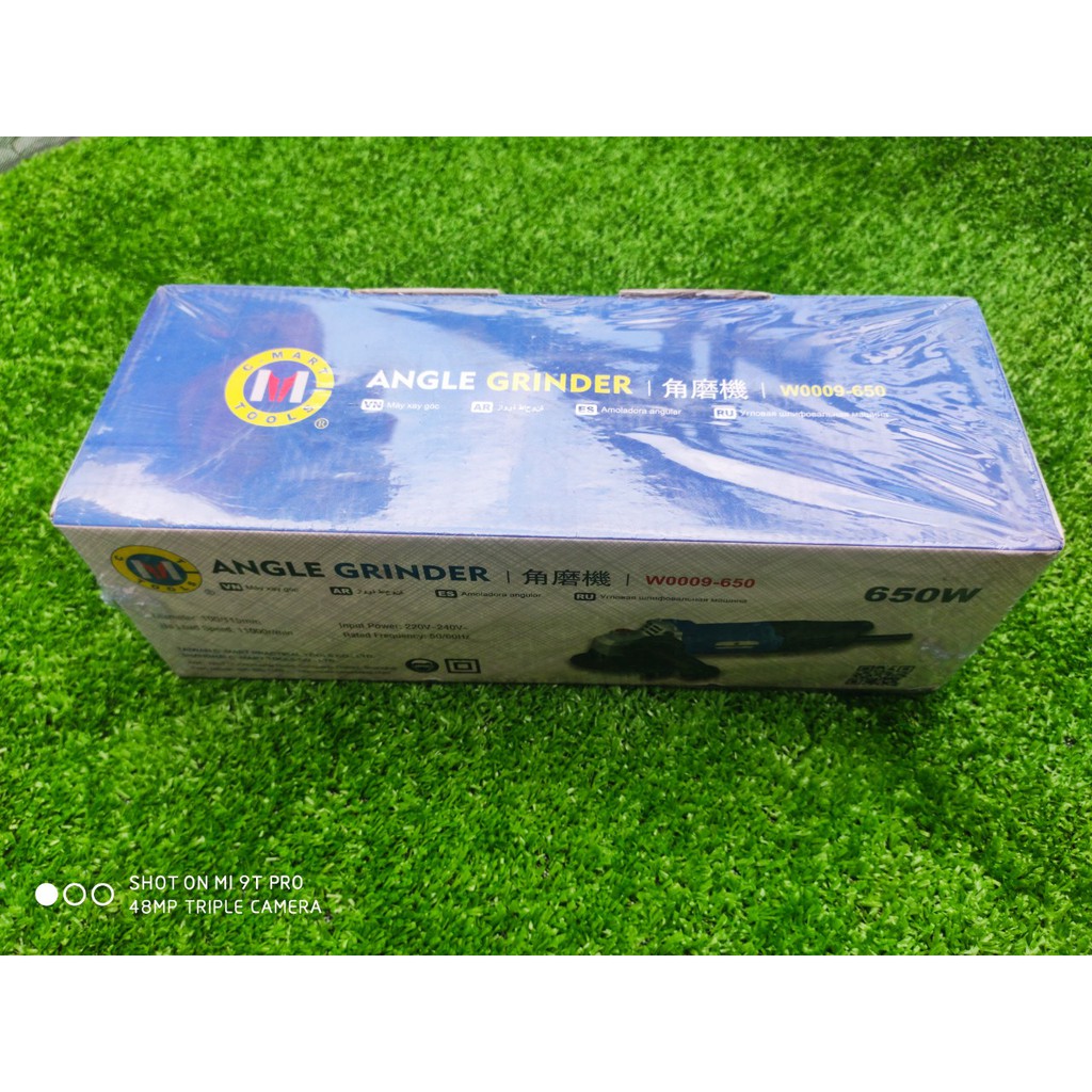 Máy mài góc, Máy cắt 100mm C-mart W0009-650 công suất 600W