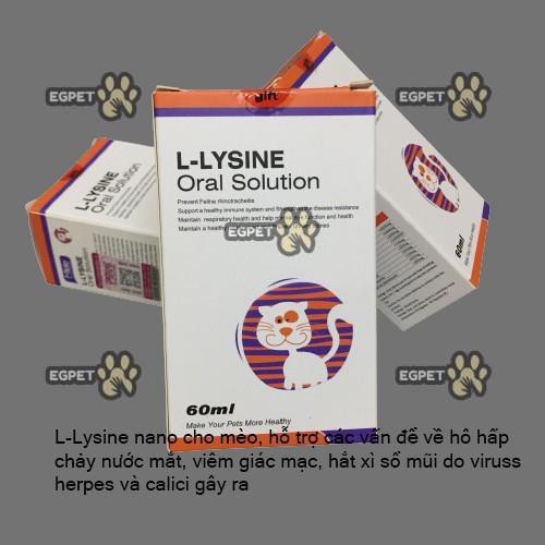 COMBO Lysine, Taurine uống và Nhỏ mũi cho chó mèo (trị calici, herpes viruss)viêm loét giác mạc, xổ mũi