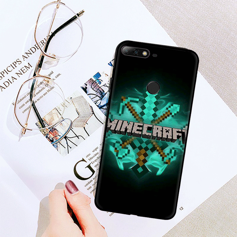 Mobile Ốp Điện Thoại Tpu Mềm Hình Game Minecraft Cho Huawei Y9 Prime Y6 Y5 Y8 P Y7 Y9 A Mate 10 Pro Mate 10 Lite Mate 20