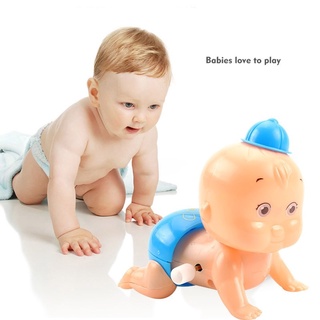 Em bé bò bằng dây cót