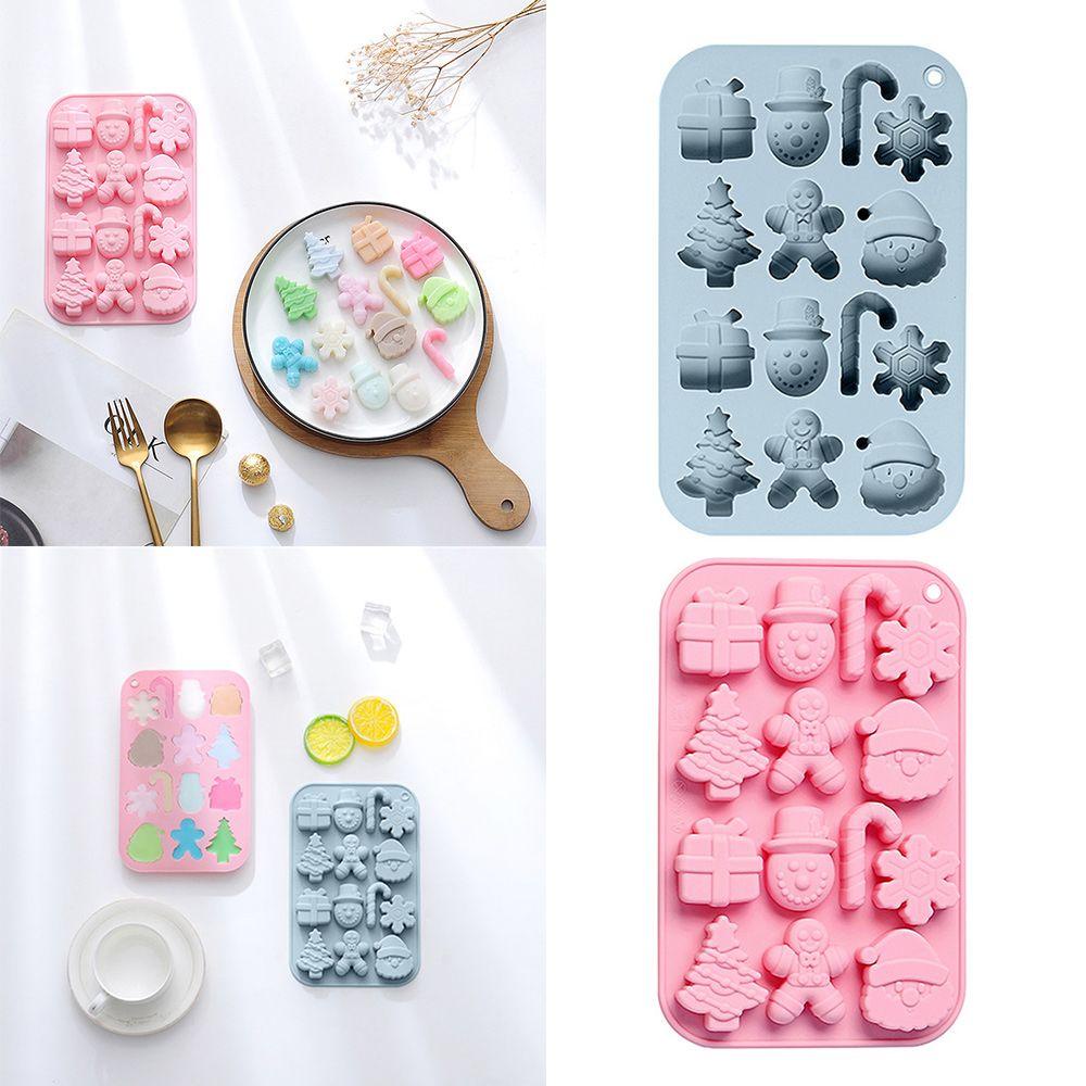Khuôn Silicone Làm Bánh / Sô Cô La Chủ Đề Giáng Sinh