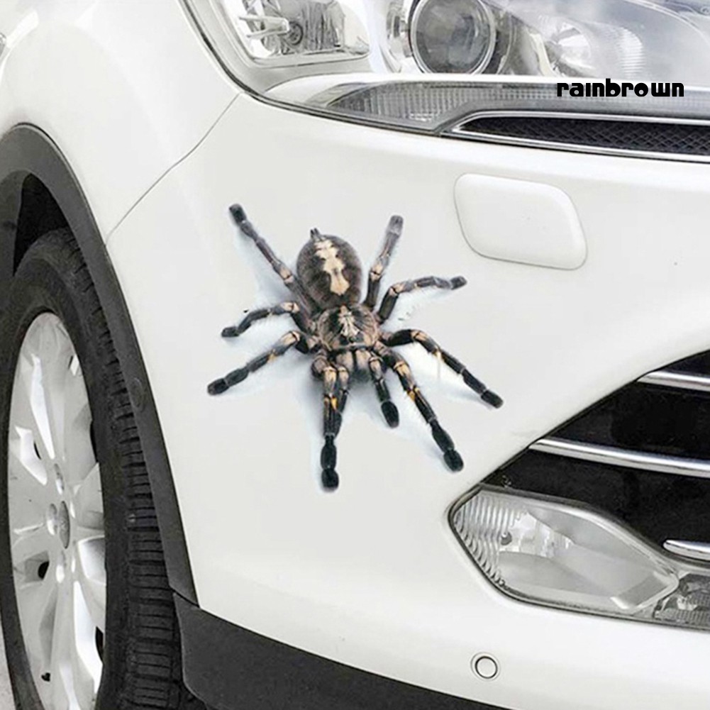 Miếng dán trang trí xe hơi hình động vật 3D độc đáo cá tính