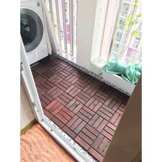 [Combo] 50 viên sàn gỗ tự nhiên vỉ nhựa ngoài trời