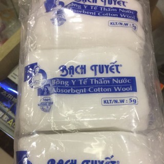 Bịch bông bạch tuyết 5g gồm 20 gói nhỏ