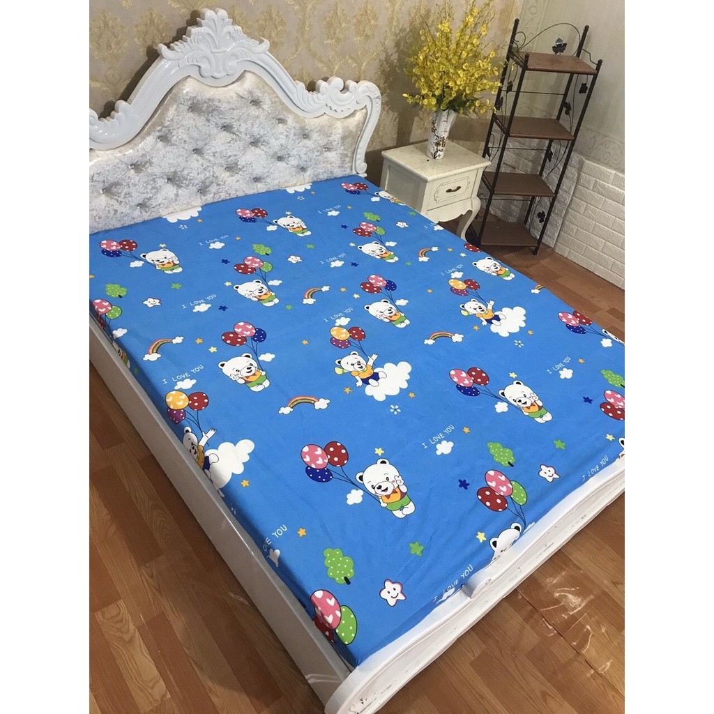 Ga chống thấm cotton hoa văn,chát chọn mẫu,1m8x2m