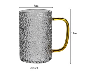 Cốc thuỷ tinh sần 300ml