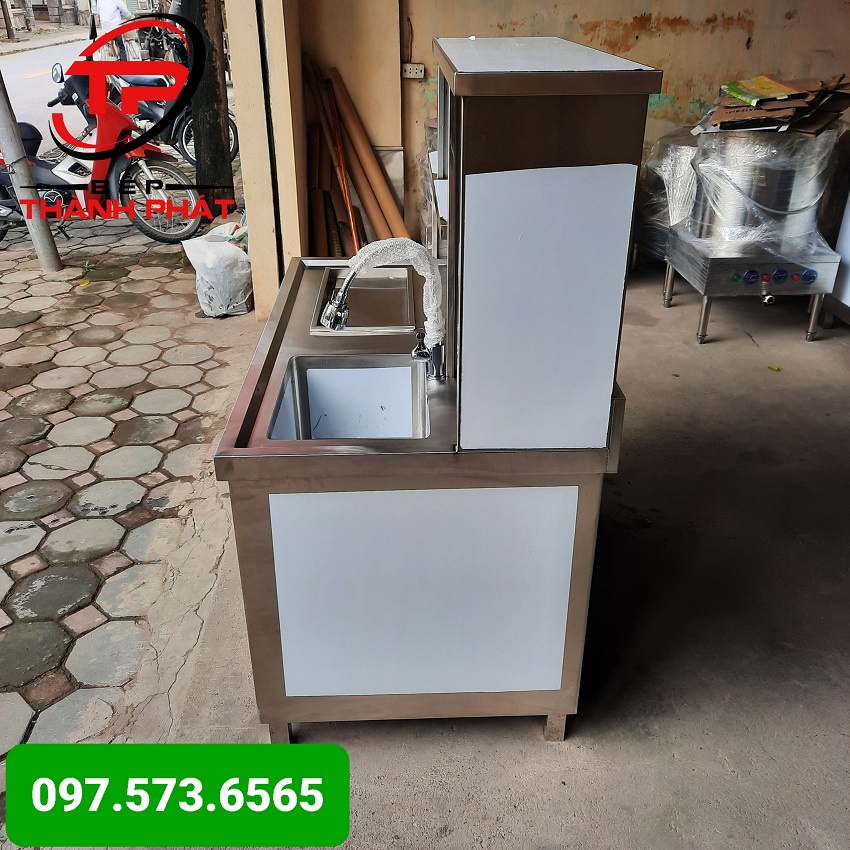 Quầy Pha chế inox 1.2m, Bảo hành 5 năm