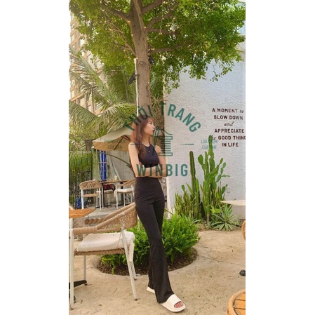 QUẦN ỐNG LOE LƯNG CAO, SIÊU HACK DÁNG