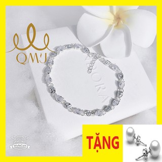 💖FREESHIP50K - Lắc tay bạc - Lắc tay Giọt nước đá xinh đẹp bạc 925 cao cấp móc máy siêu sáng, thanh lịch cho nàng