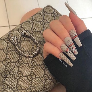 Sticker 3D - Hình dán móng tay Gucci DD-488