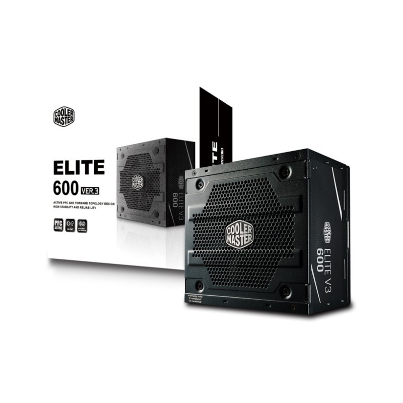 Nguồn Cooler Master Elite 600W V4 - 80 plus