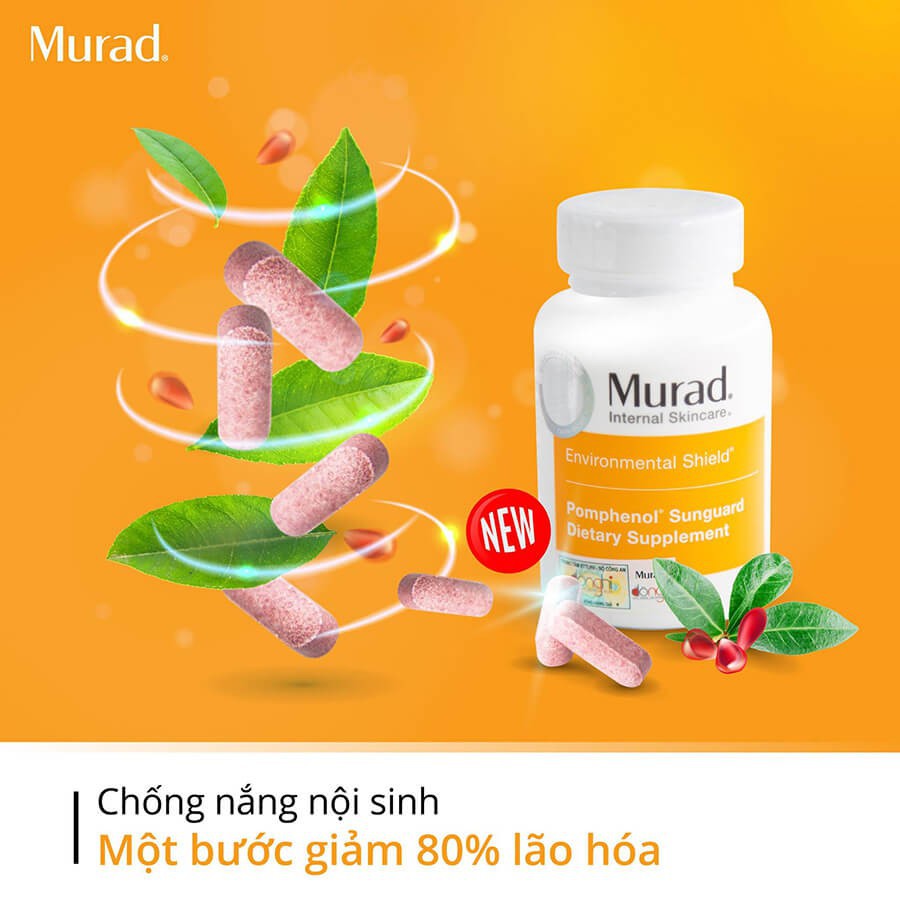 Viên Uống Chống Nắng  Murad Pomphenol Sunguard Dietary Supplement