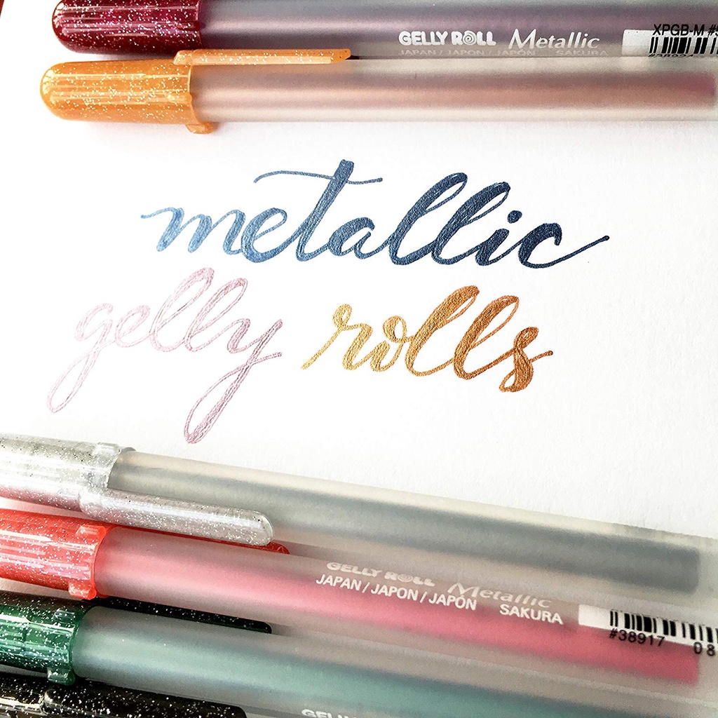 Bút gel viết thiệp mực ánh kim Sakura Gelly Roll Metallic 0.4mm