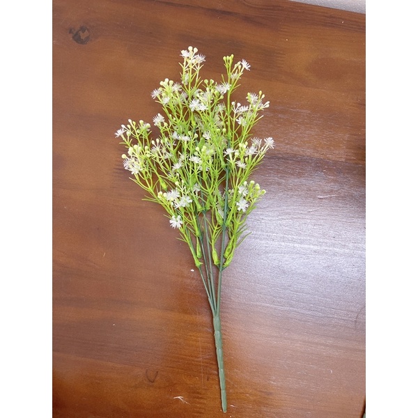 Cành hoa baby giả decor dài 32cm