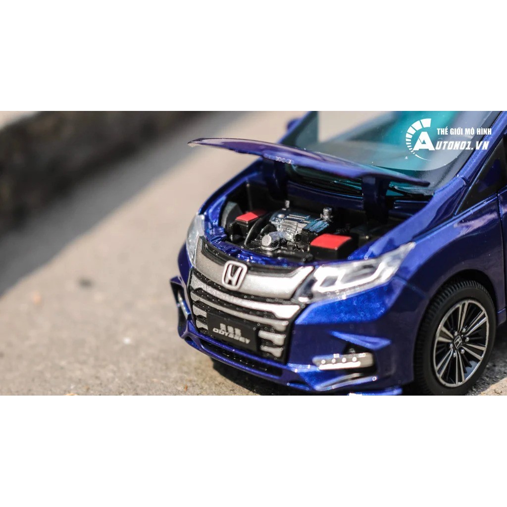 MÔ HÌNH XE HONDA ODYSSEY BLUE 1:32 JACKIEKIM 6426