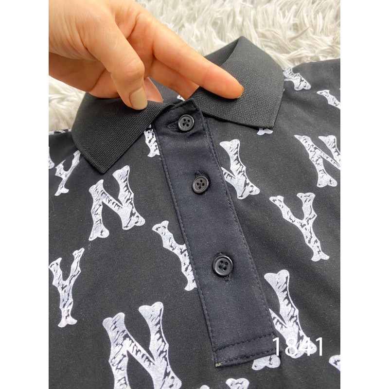 |ẢNH THẬT|VÁY POLO ĐEN HOẠ TIẾT MONO