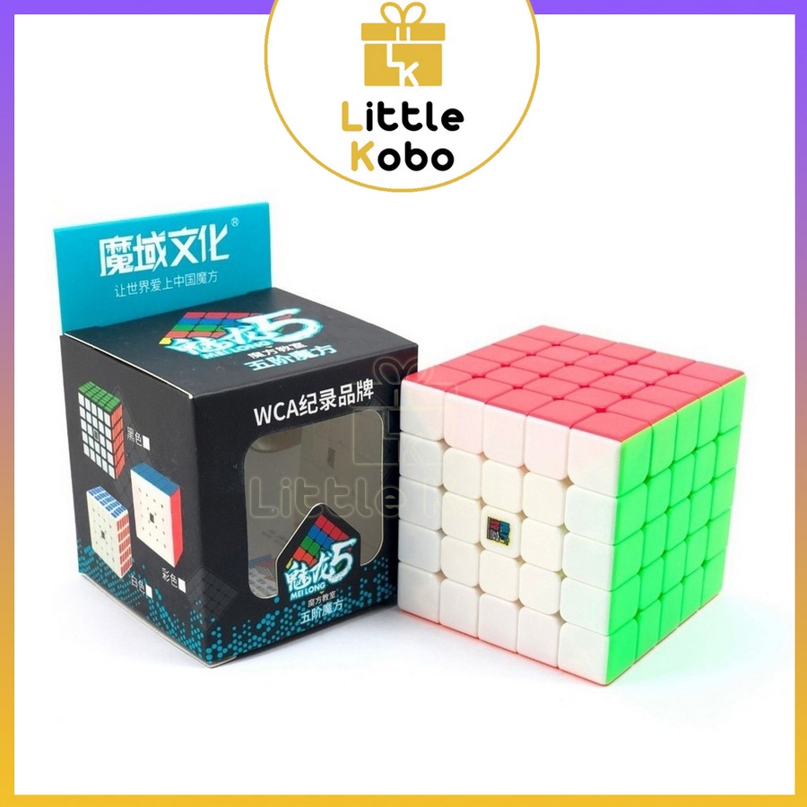 Rubik 5x5 Stickerless MoYu MeiLong MFJS Rubic 5 Tầng 5x5x5 Đồ Chơi Thông Minh