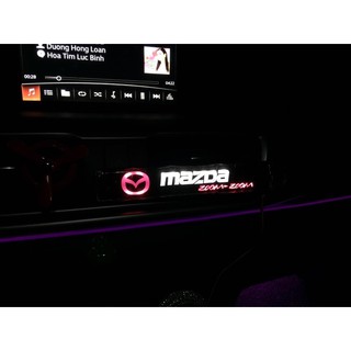 Đèn logo mazda gắn mặt calang