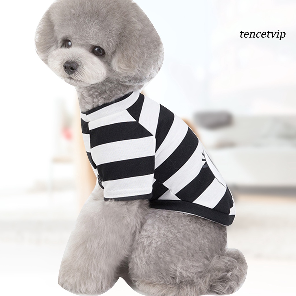 Áo thun cotton thoáng khí in hình đôi mắt dành cho thú cưng