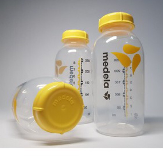 Bình trữ sữa 250ml chính hãng - In màu/Dập nổi Logo hãng