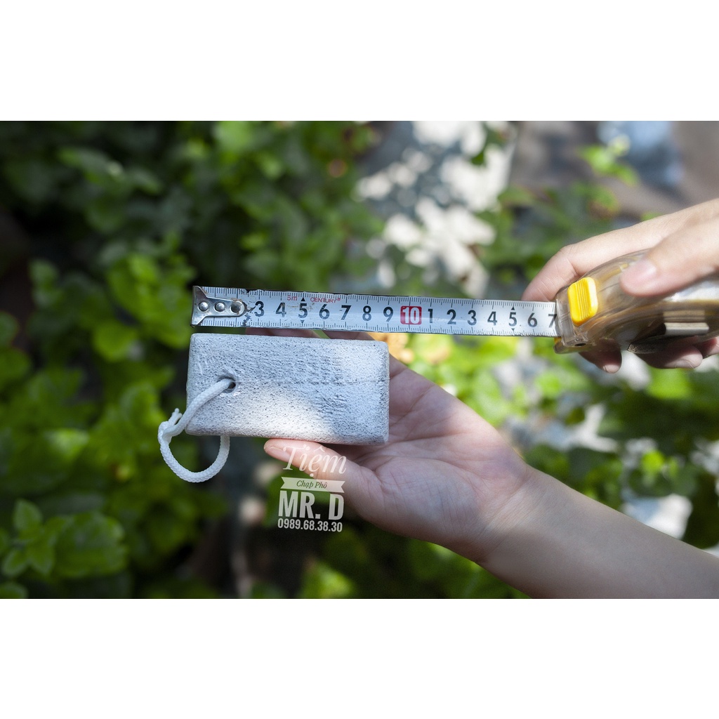 Bọt Biển Chà Gót Chân Hình Chữ Nhật Dài 9cm