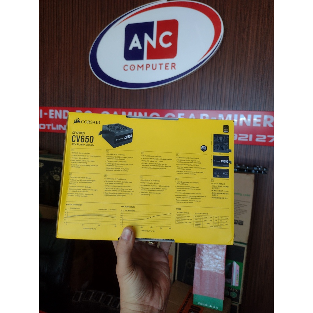 Nguồn Máy Tính Corsair CV650 80Plus Brone Chính Hãng Giá Tốt