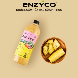 Nước Ngâm Rau Củ Quả Sinh Học ENZYCO Làm Sạch Thực Phẩm Khử Mùi Tanh, 90% Enzyme Lên Men Từ Dứa