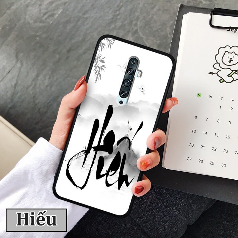 Ốp lưng kính 3D Oppo Reno 2- chữ thư pháp ý nghĩa