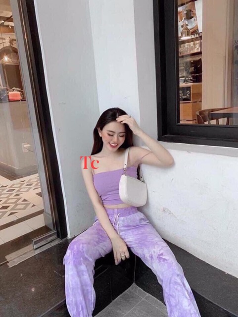 Quần loang màu bom chun gấu LT