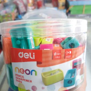 Gọt chì-chuốt chì mini deli neon 0594