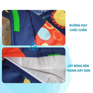 Vỏ gối nằm cotton 45x65 trần bông đẹp cao cấp khóa kéo Dreamhomebedding (1 đôi)