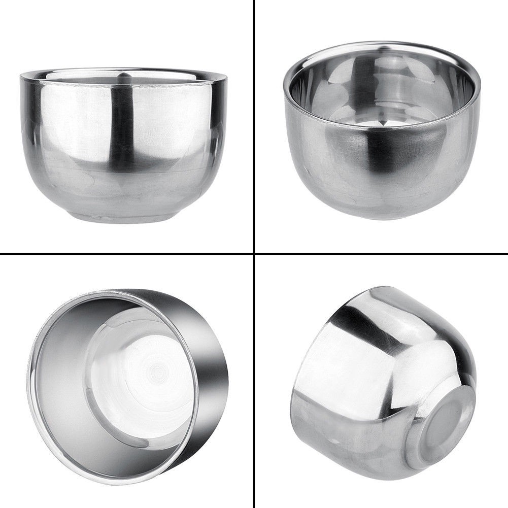 Cốc Cà Phê / Trà Bằng Thép Không Gỉ Hai Lớp Cách Nhiệt Nhỏ Gọn