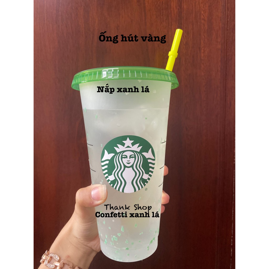 BILL US - Ly nhựa nước lạnh tái sử dụng Starbucks Reusable cold cup Original size venti