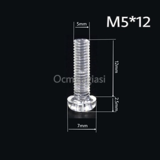 Combo 20 ốc mica M5*12 vặn vít trong suốt