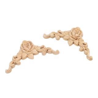 Set 10 miếng gỗ khắc trang trí góc tủ