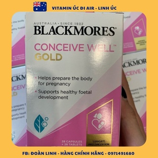 Viên Uống Tăng Thụ Thai Blackmores Conceive Well Gold Viên Uống Tăng Khả