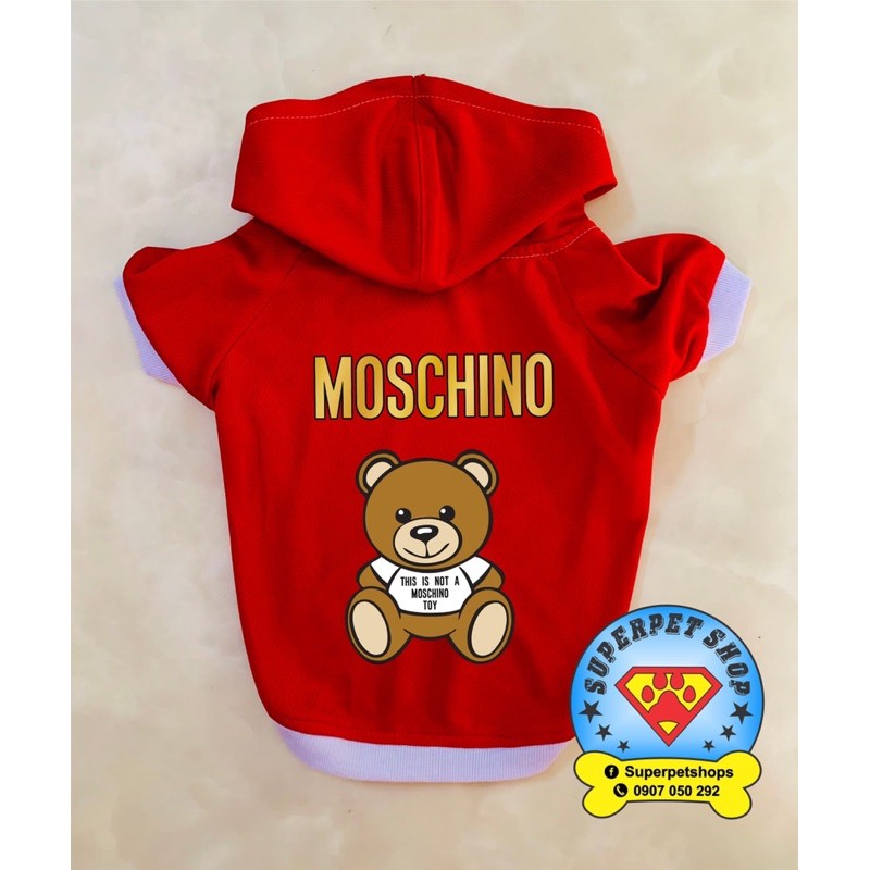 ÁO THÚ CƯNG GẤU MOSCHINO SIÊU XINH GIÁ RẺ