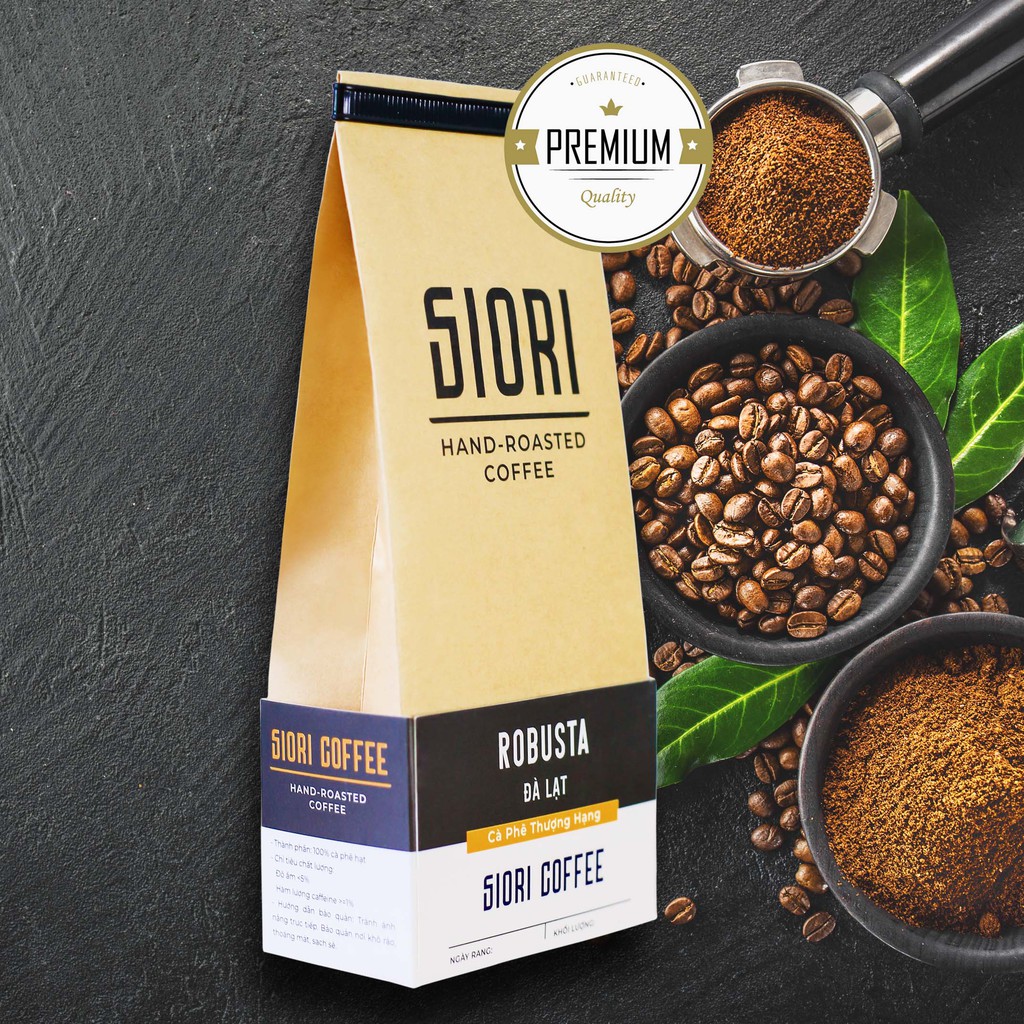 Cà phê ROBUSTA Đà Lạt _ Nguyên chất chất lượng cao SIORI COFFEE.