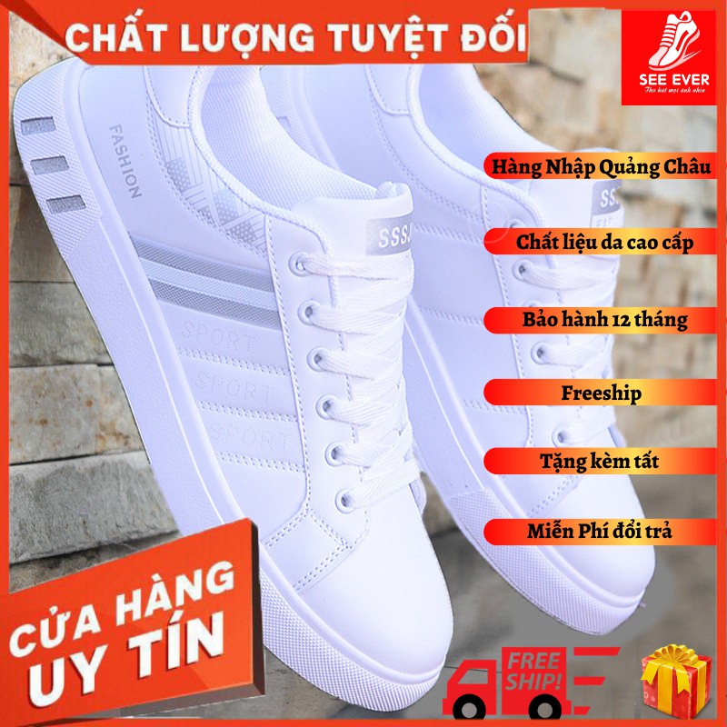 Giày Nam Đẹp 💟HÀNG CAO CẤP💟 Giày Thể Thao Nam Da Cao Cấp / Giày Sneaker Nam Siêu Đẹp