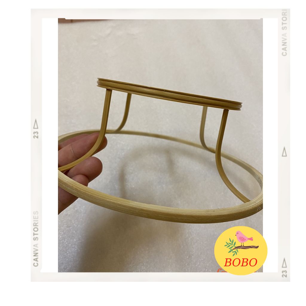 Cầu dế lồng chim khuyên BOBO chất liệu Trúc Cật