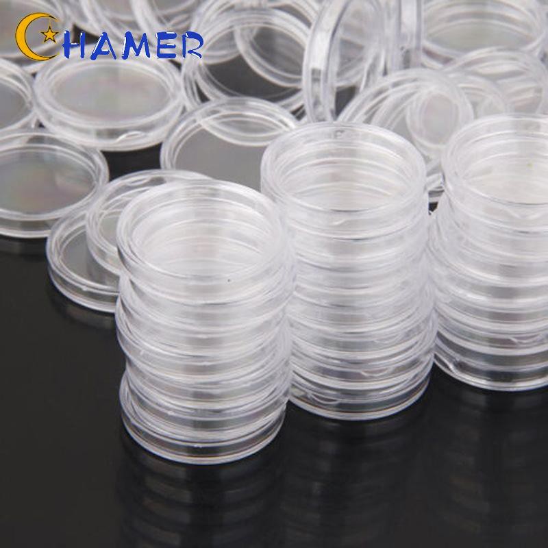 Coin Capsule High transparency coating Neatly trimmed edge Clear Transparent Storage Protection Containers 23mm