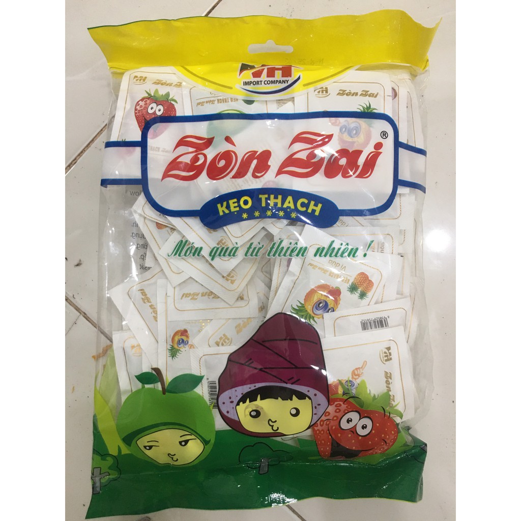 [HOT] KẸO THẠCH ZÒN ZAI 🍓🍍 thạch rau câu 400GR/1KG - đồ ăn vặt Sài Gòn, thơm ngon đậm vị - ViXi Food
