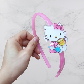 Bờm tóc Hello Kitty nhựa hồng xinh xắn