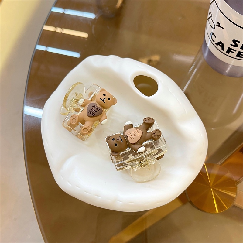 Kẹp Tóc Hình Trái Tim / Gấu Dễ Thương Cho Bé Gái