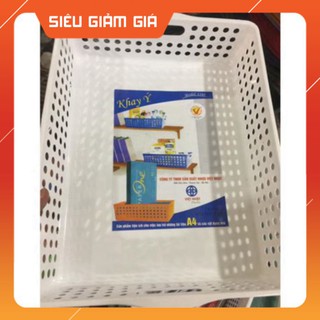 [HN] Khay đựng tài liệu A4, B5 và vật dụng văn phòng có thể xếp chồng nhựa Việt Nhật chịu lực kích thước | Rổ Đựng Đồ Đa