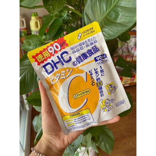 [Mã BMLT35 giảm đến 35K đơn 99K] Viên Uống Bổ Sung Vitamin C DHC Hard Capsule Nhật Bản (Gói 60 viên -120 viên -180 viên)