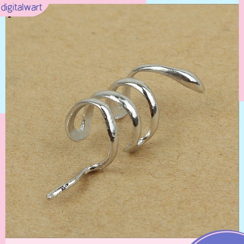 Khuyên Kẹp Vành Tai Tạo Hình Rắn Độc Đáo