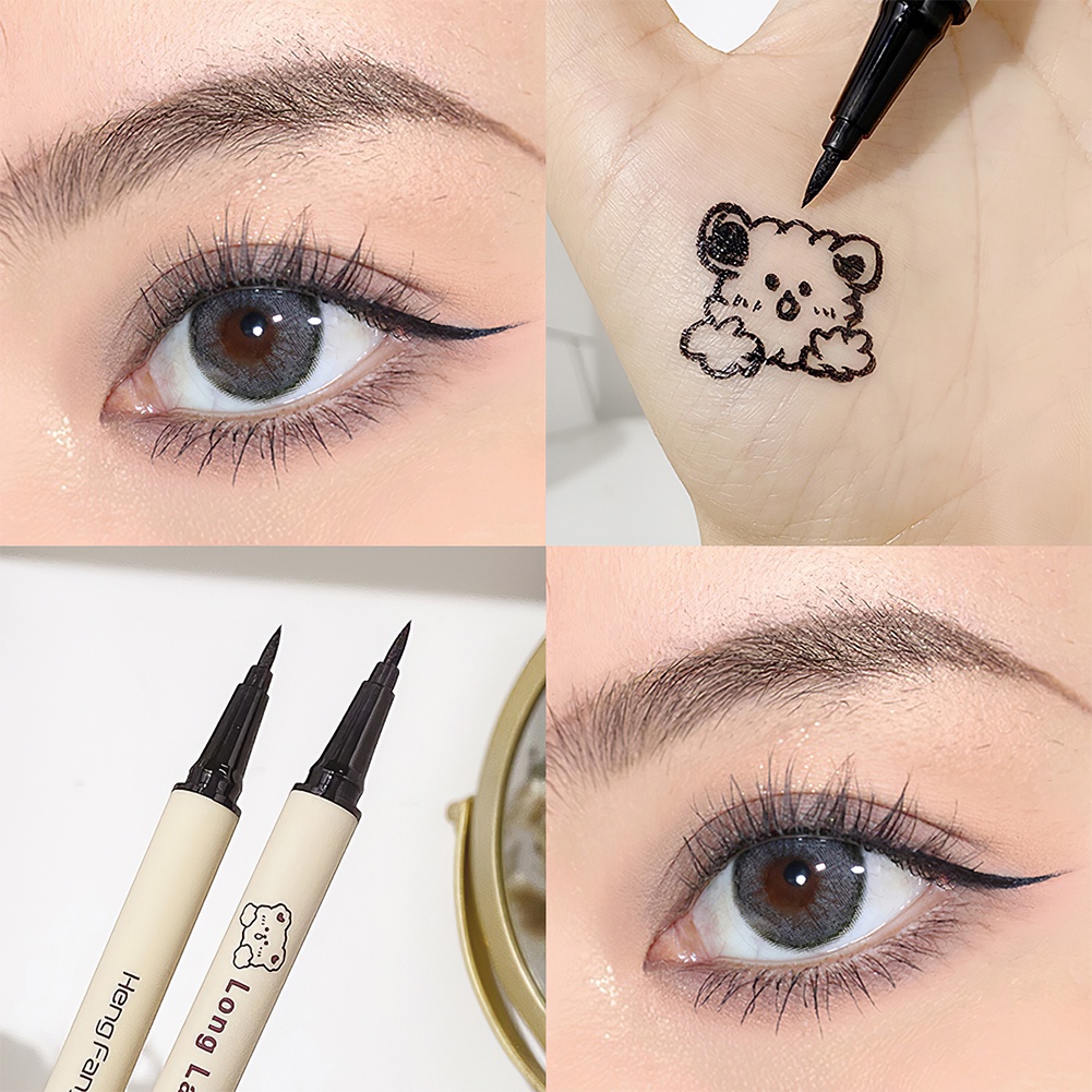 Bút kẻ mắt nước GECOMO màu đen chống nước lâu trôi | BigBuy360 - bigbuy360.vn